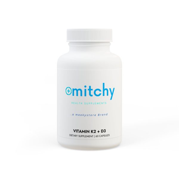 Mitchy's Vitamin K2 + D3 Supplement (60 Capsules)