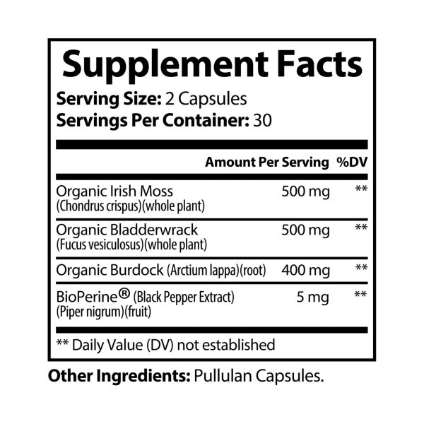 Mitchy's Sea Moss Supplement (60 Capsules)