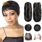 Curly Human Hair Bundles Brazilian Hair Weave Bundles Short Hair Human Hair Bundles For Woman 1