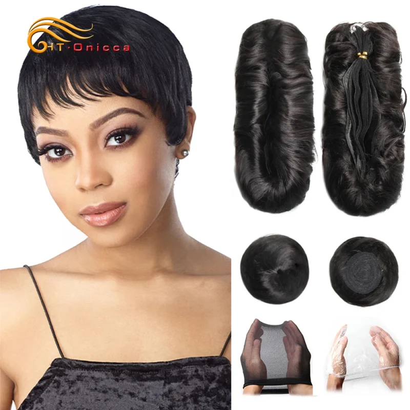 Curly Human Hair Bundles Brazilian Hair Weave Bundles Short Hair Human Hair Bundles For Woman 1