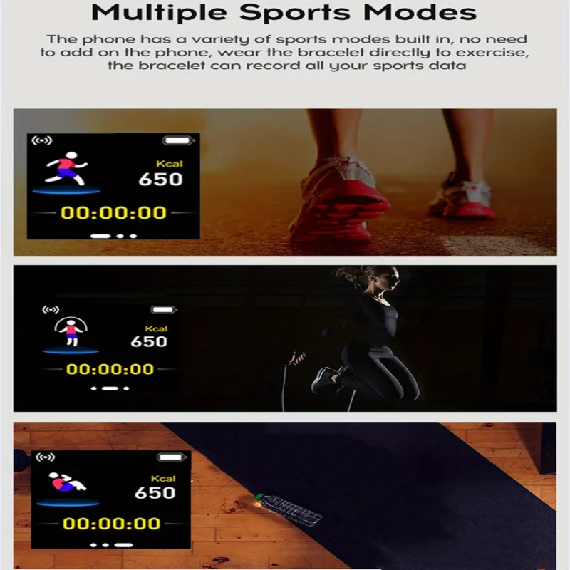 Smart Watch For Women Men Wristwatch Bluetooth Connected Phone Player Music Fitness Sport Bracelet Sleep Monitor Digital Watches 4