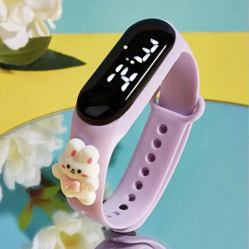 New Cartoon LED Figure Watch Children's Student Bracelet Watch Touch Electronic Watch 3