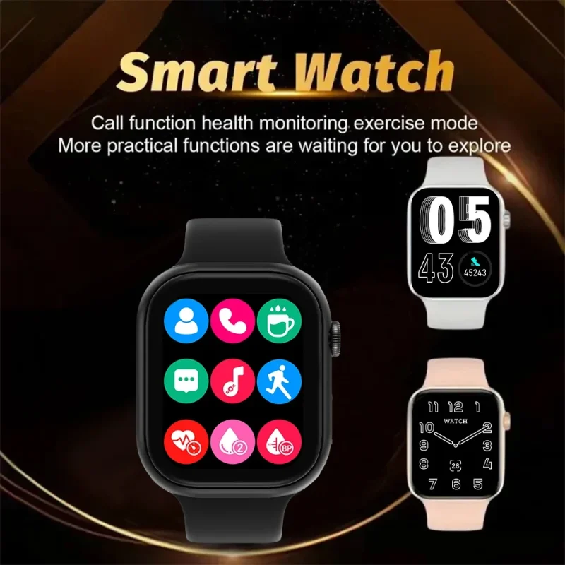 Smartwatch For Men Android IOS Phone 1.73 2