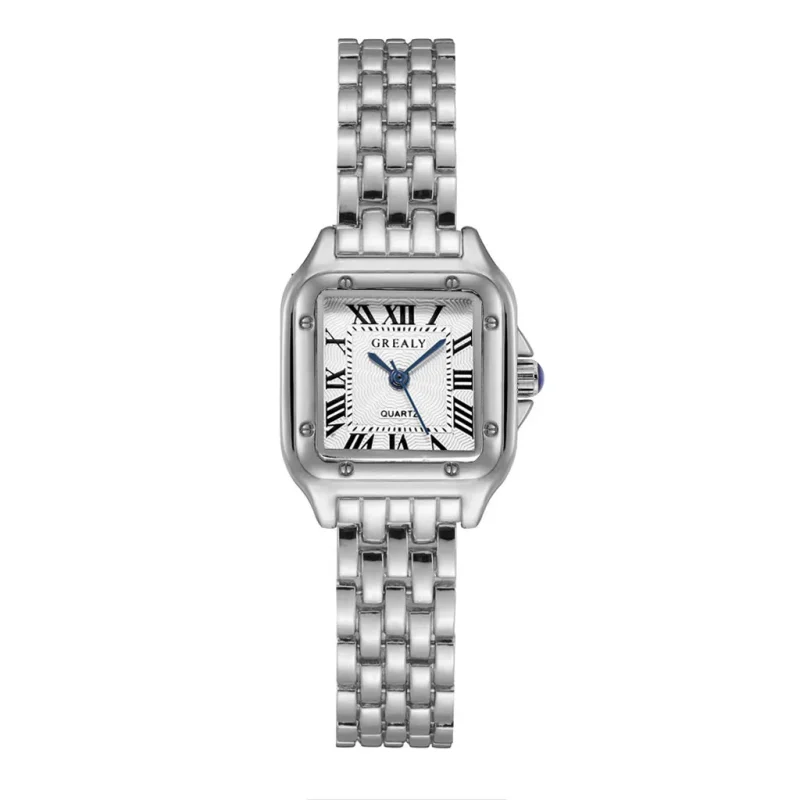 Women Watch Light Luxury Brand Business Gold Stainless Steel Ladies Fashion Quartz Watches Female Clock Bracelet Wristwatch 4