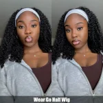 3 IN ONE Half Wigs Human Hair Human Hair Multi Parting Curly Wigs Kinky Curly Wigs Human Hair Cheap Wigs On Clearance Sale 1