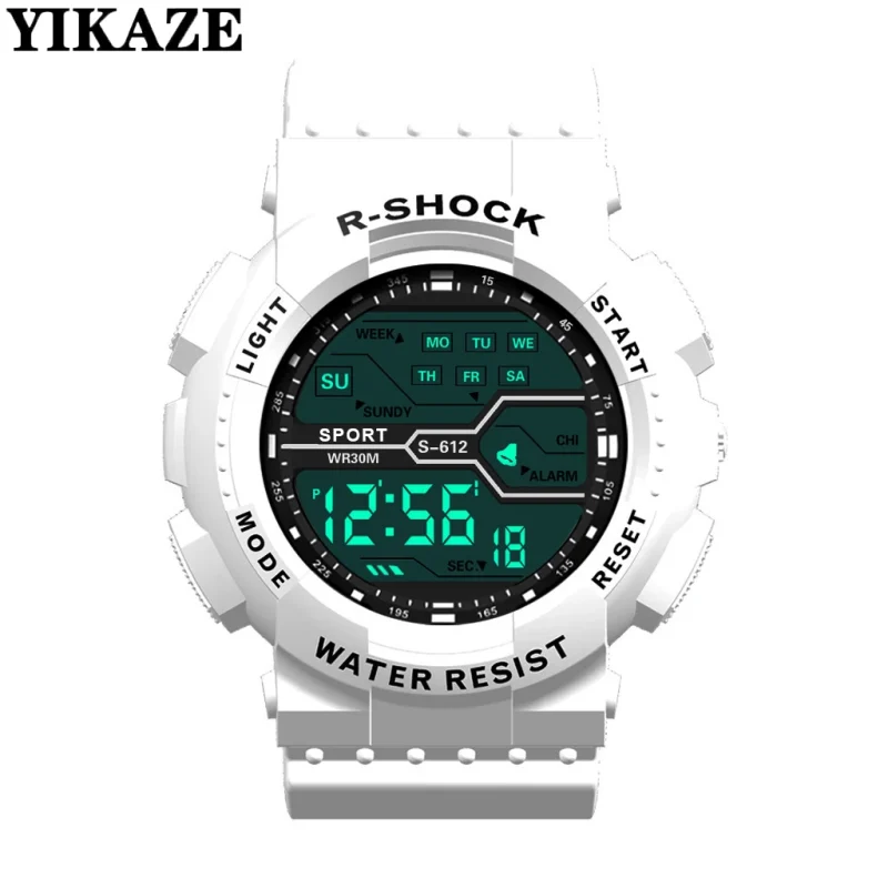 Outdoor Sport Men Watch Multifunction Large Screen LED Electronic Waterproof Luminous Military Digital Wristwatches Reloj Hombre 2