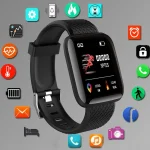 Smartwatch Men Women Wristwatches Smart Watch Message Fitness Monitor Bracelet Birthday Gift Electronic Clock For Android IOS 1