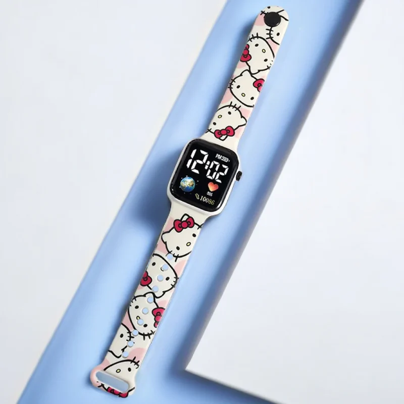 Stitch Children Watches Girls Reloj Inteligente Para Niños Niña Reloj Hello Kitty Digital Watch Women Relógio Infantil 5