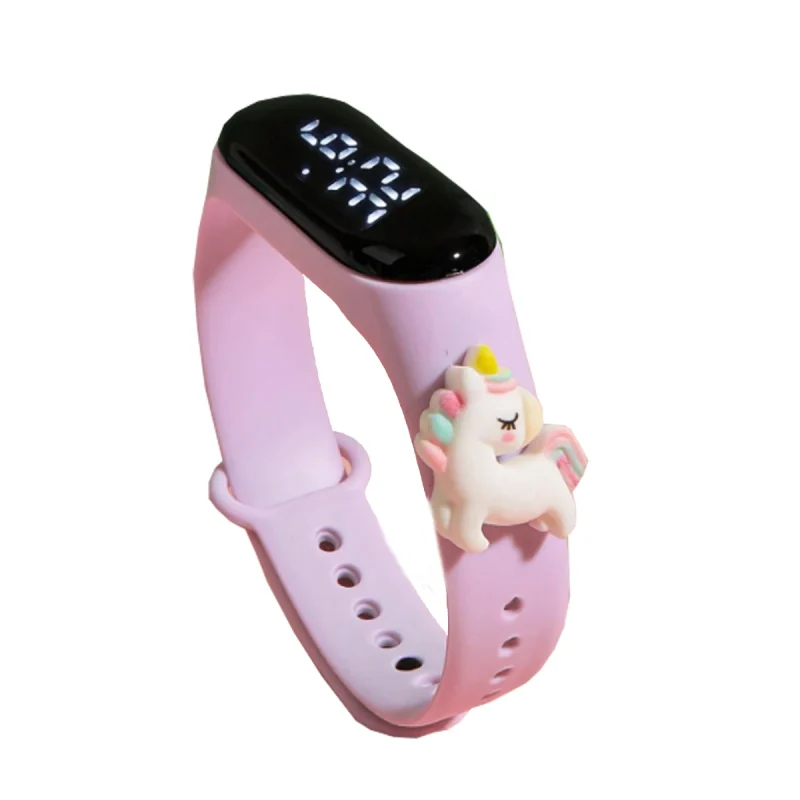 New Cartoon LED Figure Watch Children's Student Bracelet Watch Touch Electronic Watch 5