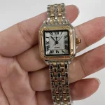 Women Watch Light Luxury Brand Business Gold Stainless Steel Ladies Fashion Quartz Watches Female Clock Bracelet Wristwatch 1