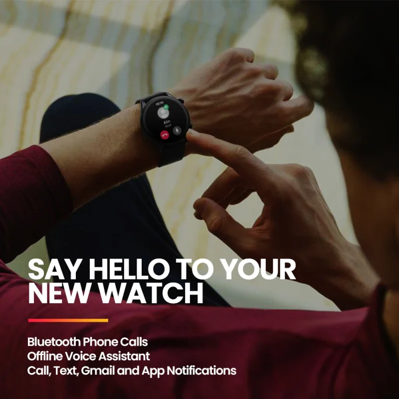 Zeblaze Btalk 3 Plus Voice Calling Smart Watch 1.39'' Large HD Color Display Fitness Tracking Smartwatch for Men and Ladies 4