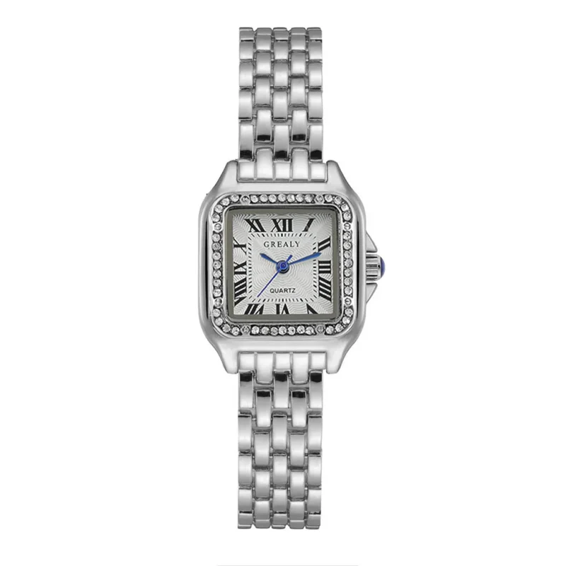 Women Watch Light Luxury Brand Business Gold Stainless Steel Ladies Fashion Quartz Watches Female Clock Bracelet Wristwatch 6