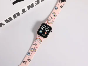 Stitch Children Watches Girls Reloj Inteligente Para Niños Niña Reloj Hello Kitty Digital Watch Women Relógio Infantil 2
