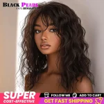 Top Human Hair Wigs Short Pixie Cut Natural Brown Multi Parting 100% Real Human Hair Wigs Perruques Cheveux Humains High Quality 1
