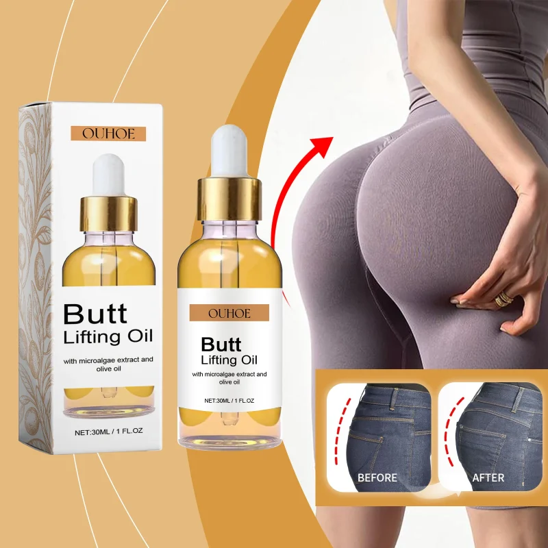 Buttock Enlargement Oil Hip Lifting Growth Firming Nourishing Moisturize Skin Tighten Pores Enhance Elasticity Body Massage Care 1