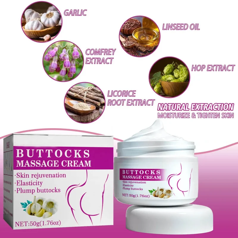 Buttock Enlargement Cream Butt Lift Up Firming Essential Oil Big Ass Enhance Hip Growth Tighten Shaping Sexy Body Care For Women 3