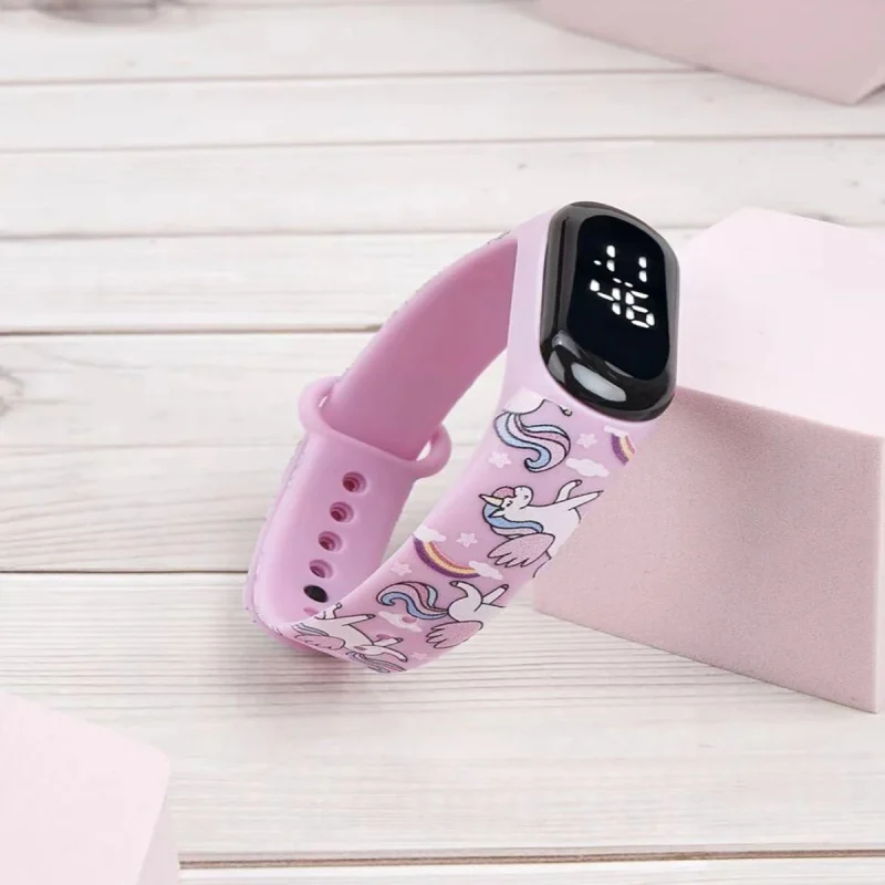 New Cartoon LED Figure Watch Children's Student Bracelet Watch Touch Electronic Watch 6