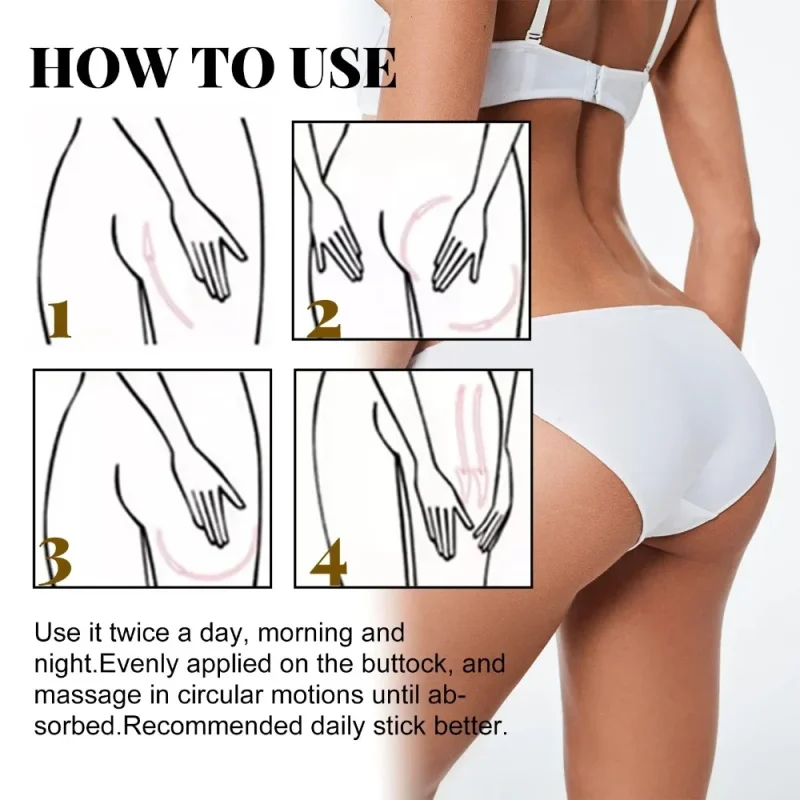 Buttock Enlargement Cream Butt Lift Up Firming Essential Oil Big Ass Enhance Hip Growth Tighten Shaping Sexy Body Care For Women 5