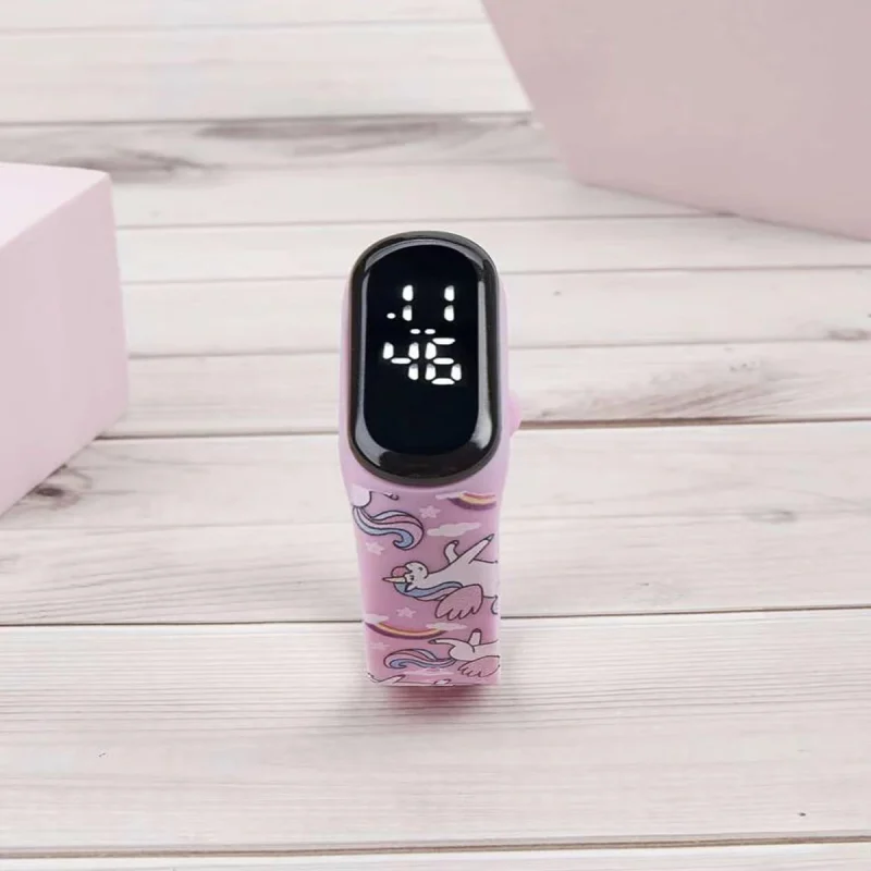 New Cartoon LED Figure Watch Children's Student Bracelet Watch Touch Electronic Watch 2