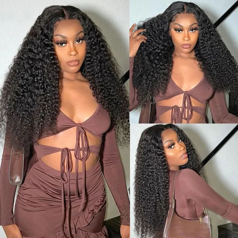 Peruvian Kinky Curly Human Hair Bundles Wholesale 1/3/4 Pieces 6