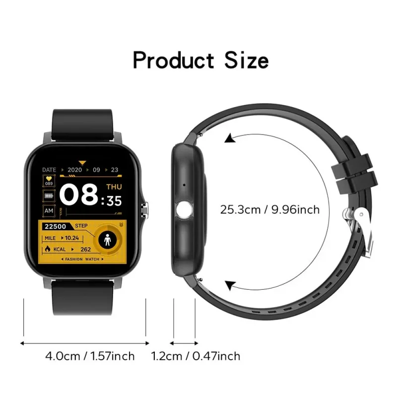 2025 Smartwatch Android Phone 1.44''Inch HD Screen Bluetooth Call Blood Oxygen/Pressure Monitoring Smart Watch Women Men Gift 6