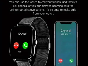 2025 Smartwatch Android Phone 1.44''Inch HD Screen Bluetooth Call Blood Oxygen/Pressure Monitoring Smart Watch Women Men Gift 2