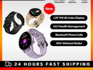 Zeblaze Btalk 3 Plus Voice Calling Smart Watch 1.39'' Large HD Color Display Fitness Tracking Smartwatch for Men and Ladies 1