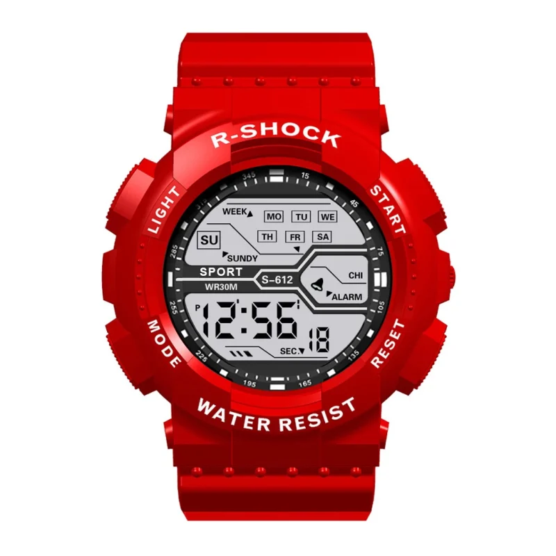 Outdoor Sport Men Watch Multifunction Large Screen LED Electronic Waterproof Luminous Military Digital Wristwatches Reloj Hombre 1