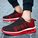 Men's New Running Shoes, Casual Sports, Large-sized, Comfortable, Wear-resistant, Anti-slip, Lightweight with Woven Mesh 1