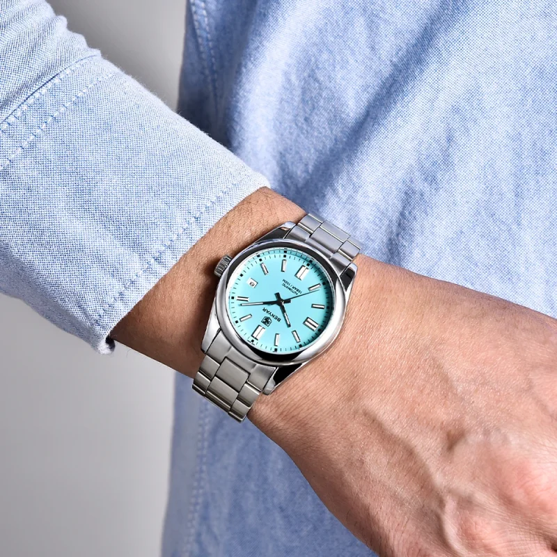 BENYAR New Luxury Automatic Watch 10Bar Waterproof Stainless Steel Men Mechanical Wristwatches Sports Diving Watch for Men - Image 4