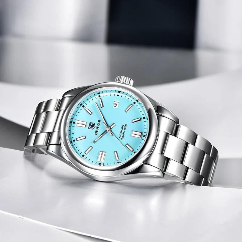 BENYAR New Luxury Automatic Watch 10Bar Waterproof Stainless Steel Men Mechanical Wristwatches Sports Diving Watch for Men - Image 2