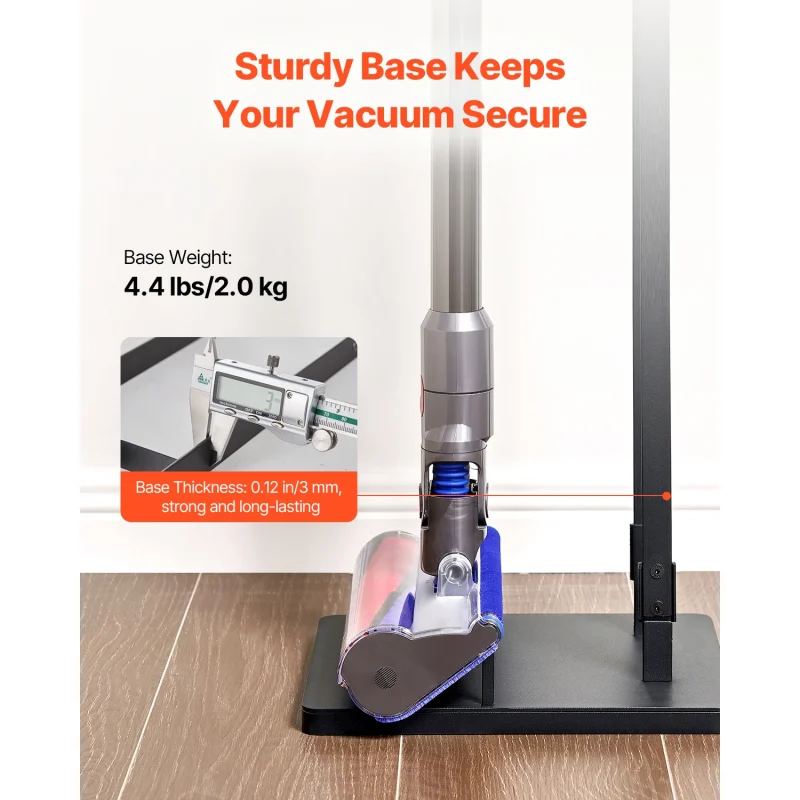 SucceBuy Vacuum Stand Compatible With Dyson Stable Holder with 4 Hooks for Dyson DC30/31/34/35/58/59/62/74 Cordless Upright - Image 3