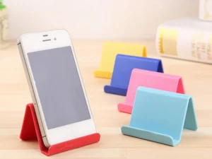 Lazy Bracket Mobile Phone Holder Table Desktop Stand Plastic Desk Mount Candy Color Mini Portable Holder Bracket for Smartphone