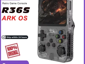 R36S Retro Game Console Handheld Video Arkos 2.0 System 3.5 Inch Single Card Portable Pocket Video Player 64GB 128GB 20000 Games