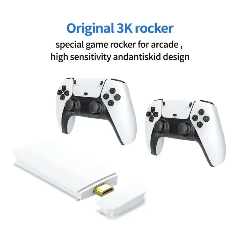 M15 Game Stick Mini TV Handheld Game Console Wireless Gamepads Video Game 64G 20000+ Retro Game HD Output Two-player for PS1 Etc - Image 5