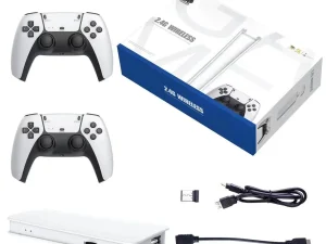 M15 Game Stick Mini TV Handheld Game Console Wireless Gamepads Video Game 64G 20000+ Retro Game HD Output Two-player for PS1 Etc