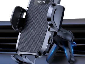 TOPK Universal Car Bracket Gravity Auto Phone Holder Car Air Vent Clip Mount Mobile Phone Holder Cell Phone Stand For All Phones