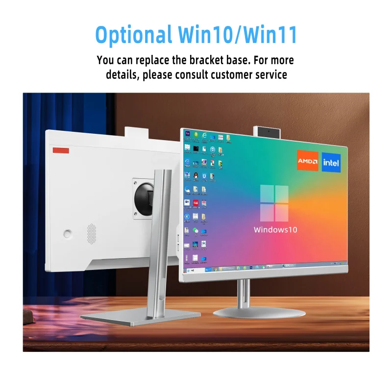 8th Generation I7 Core All-in-One Desktop Computer 23.8 Inch 8gb 16gb RAM 1TB SSD 8gb GDDR3 Video Memory AIO PC - Image 6