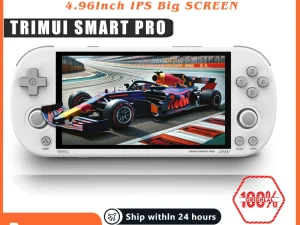 Trimui Smart Pro Handheld Game Console 4.96''IPS Screen Linux System Joystick RGB Lighting Smartpro Retro Video Game Player Gift