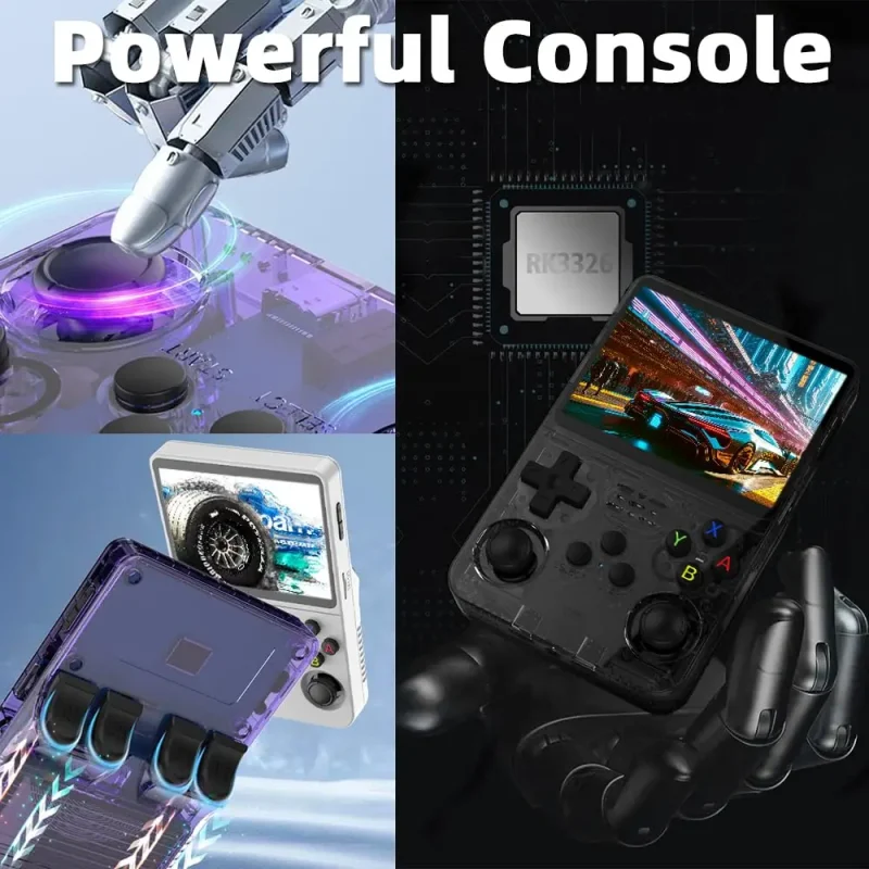R36S Retro Game Console Handheld Video Arkos 2.0 System 3.5 Inch Single Card Portable Pocket Video Player 64GB 128GB 20000 Games - Image 4