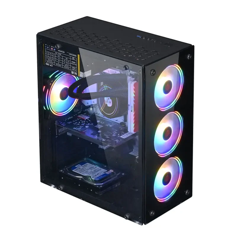 Aotesier Hot selling gamer desktop computer build in Win10 16GB Ram SSD 1TB hdd GTX 1050Ti Core E5-2650 processor new gaming pc - Image 5
