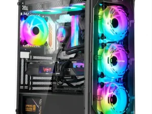 Aotesier Hot selling gamer desktop computer build in Win10 16GB Ram SSD 1TB hdd GTX 1050Ti Core E5-2650 processor new gaming pc