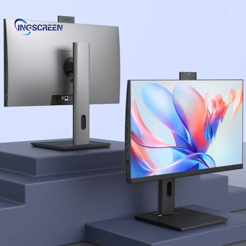 Full-screen 24-27 Inch Space-saving Computer All-in-one AIO High-performance Industrial All-in-one Desktop Computer - Image 4