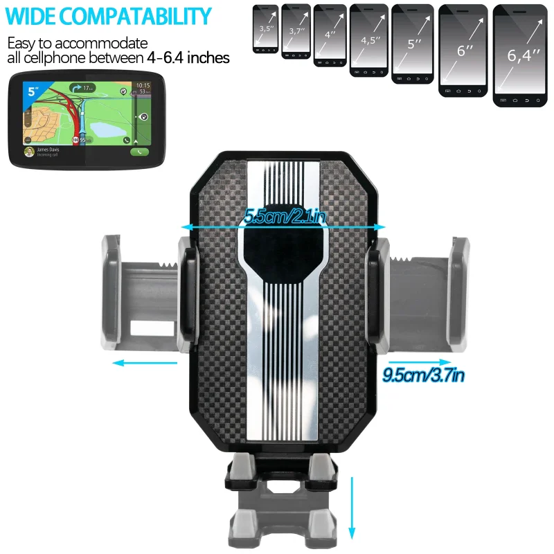 360 Rotation Universal Cell Phone Holder Stand Windscreen Windshield Dashboard Mount Mobile GPS Bracket Support Car Trunk Pickup - Image 6