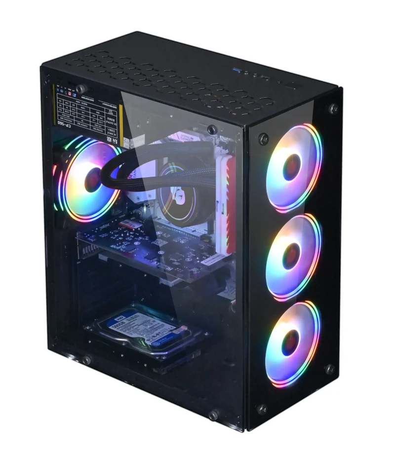 Aotesier Hot selling gamer desktop computer build in Win10 16GB Ram SSD 1TB hdd GTX 1050Ti Core E5-2650 processor new gaming pc - Image 4